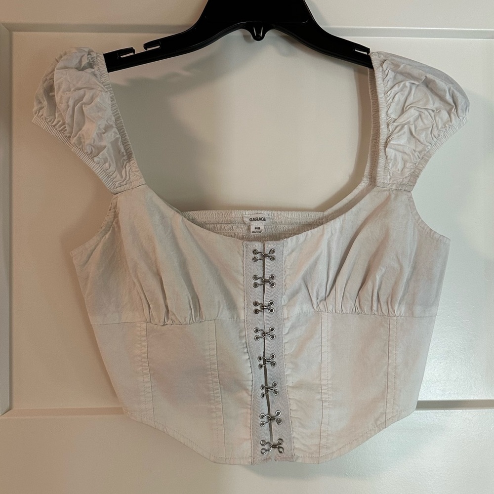 White Corset Top